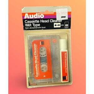 Gemini AS270 Cassette Head Cleaner Wet Type Factory Sealed Vintage New NOS